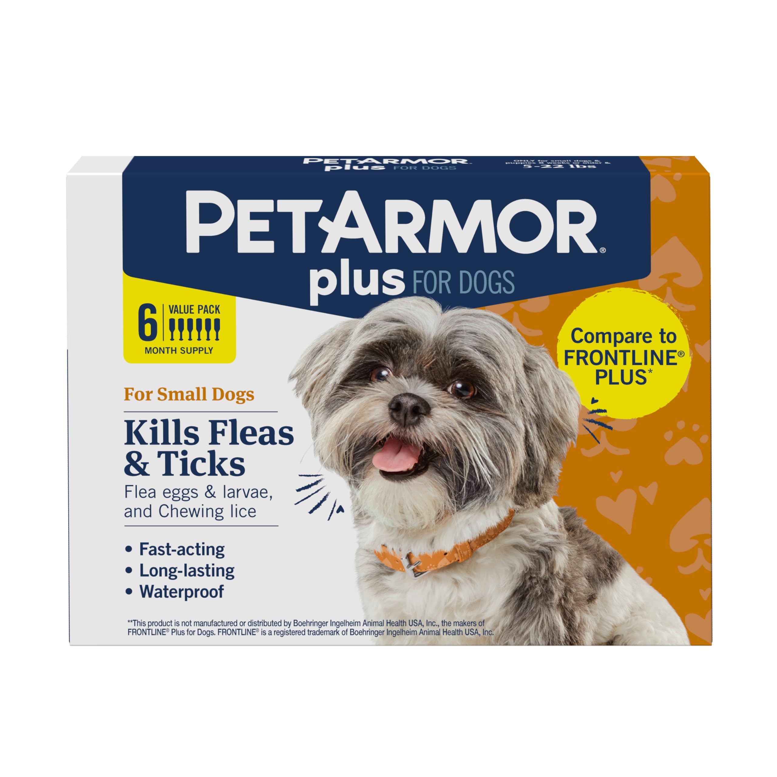 PetArmor Plus: aplicación tópica en perro para protección de un mes.