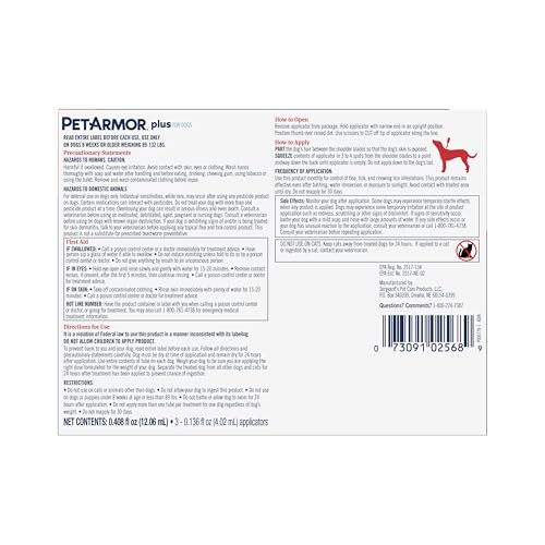 PetArmor Plus: uso sencillo en casa.