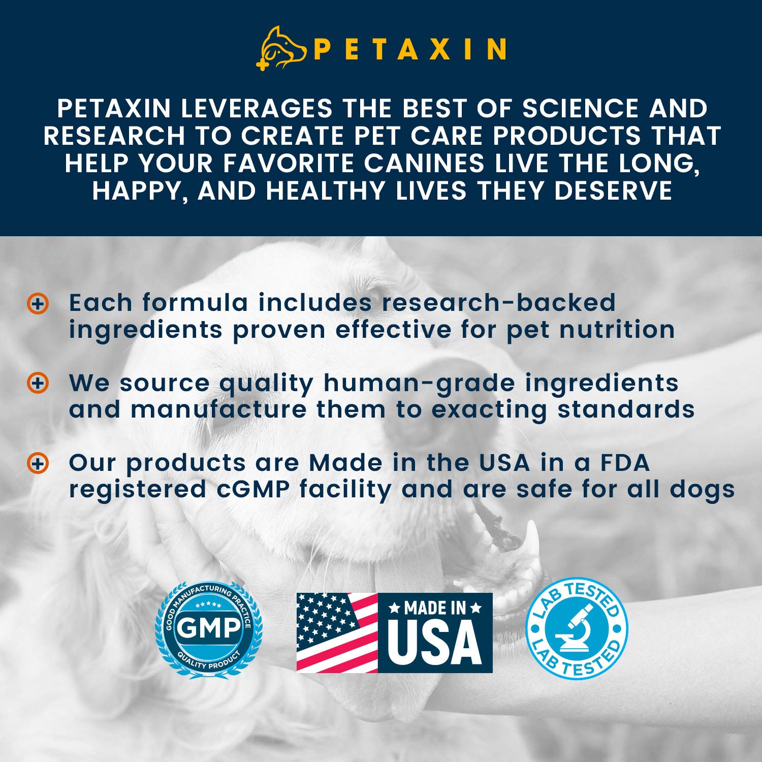 Petaxin Probiotics para perros, alergias y piel saludable.