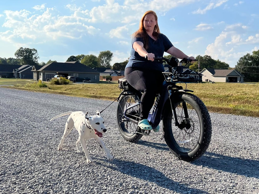 Petbetf correa para perro en bicicleta, montaje lateral y desmontaje rápido.