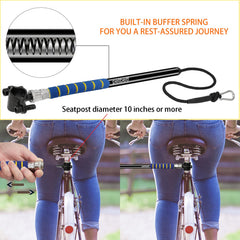 Petbetf correa para perro en bicicleta con muelle de compresión incorporado.