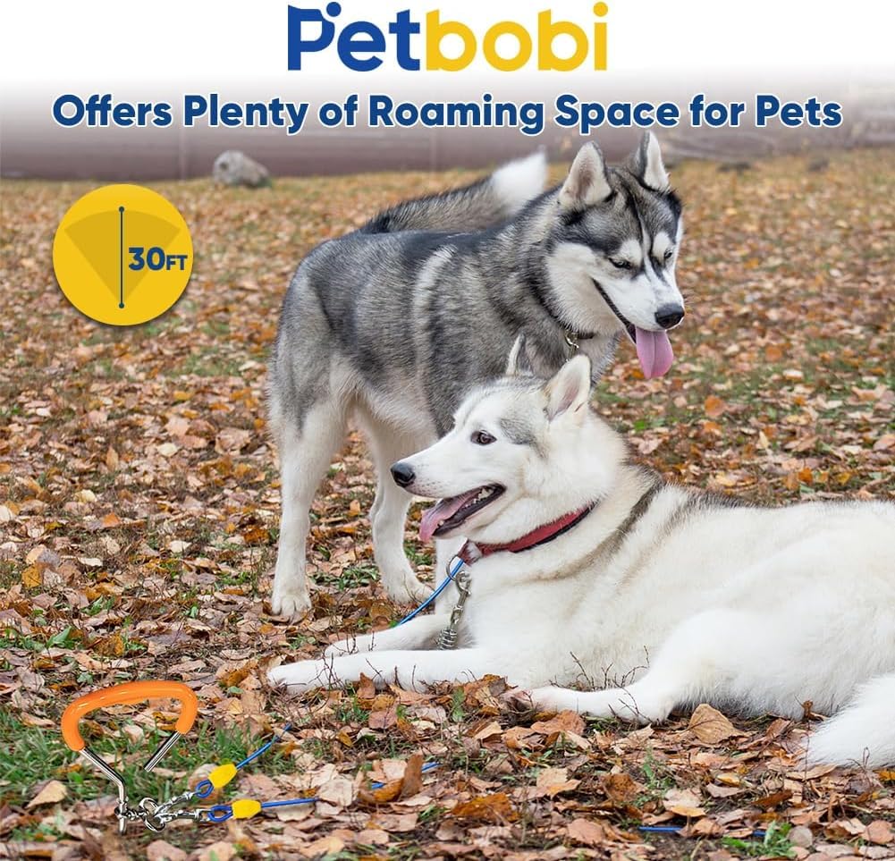 Petbobi cubierta-pvc-resistente protege el cable frente al clima.