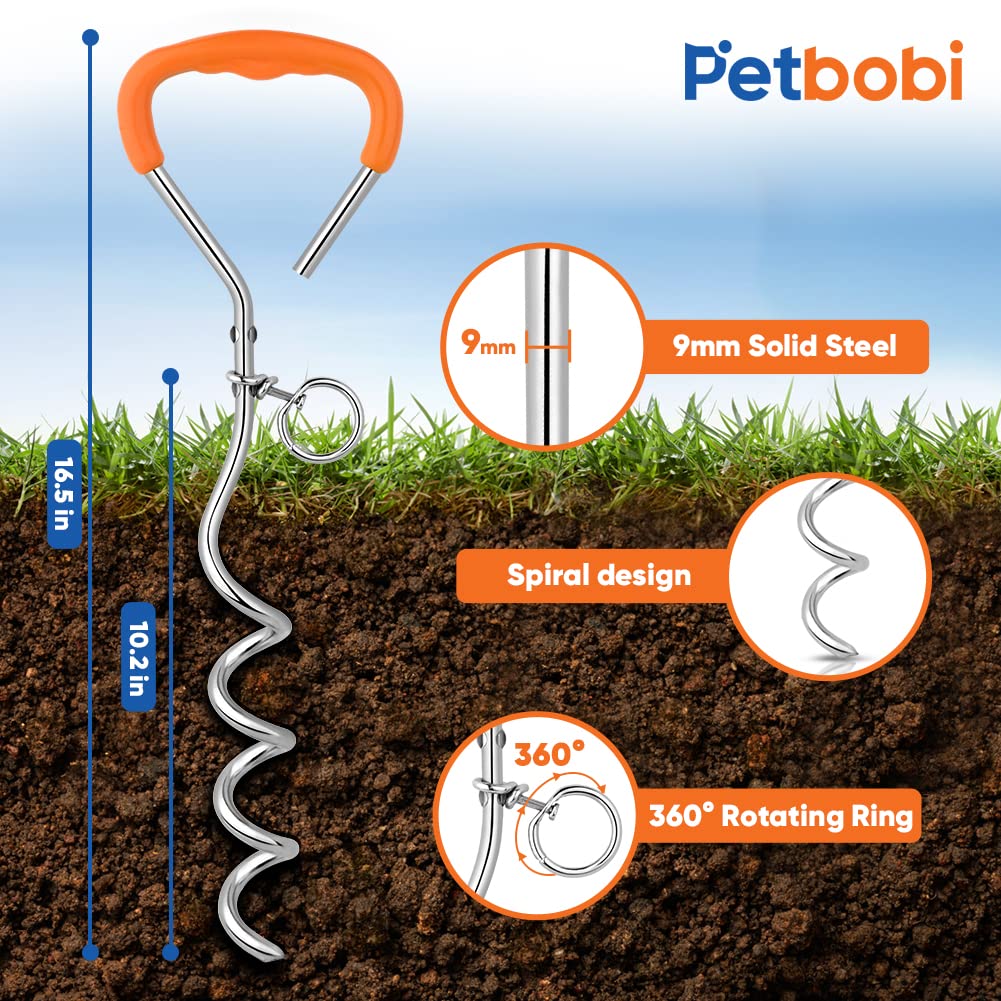 Petbobi manija ergonómica naranja facilita la instalación sin esfuerzo.
