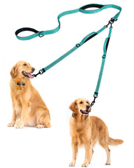 PetBonus correa doble para dos perros sin enredos, ideal para paseos organizados.