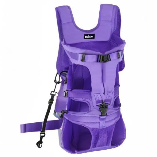 PetBonus color morado, diseño práctico para salidas al aire libre.