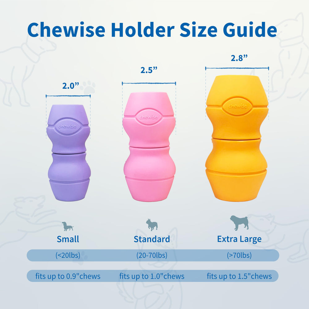 PetClan Chewise, centrado automático para una sujeción estable del snack.