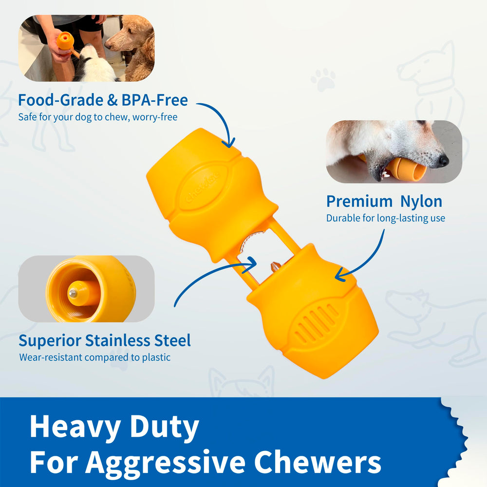 PetClan Chewise, materiales sin BPA, uso duradero y seguro.