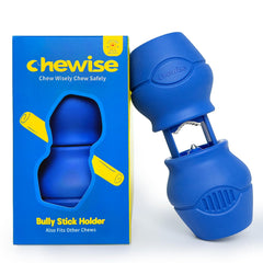PetClan Chewise portador de palitos de res con cerrojo para masticación segura
