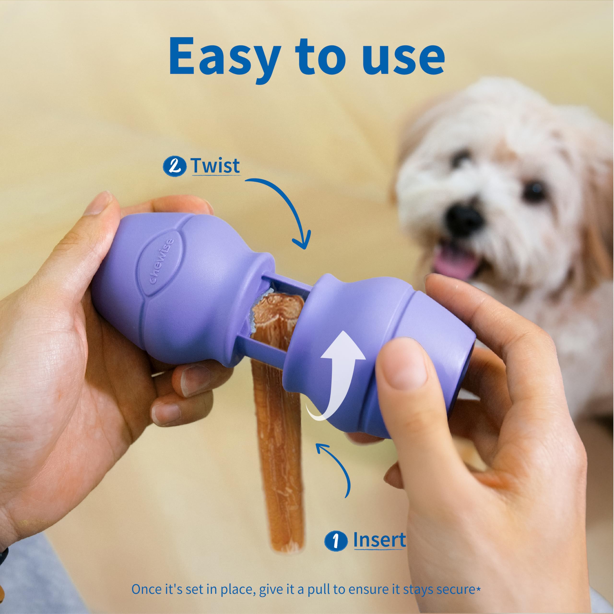 Porta palitos Chewise de PetClan: compatible con palitos universales.