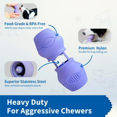 Porta palitos Chewise de PetClan: dientes de acero inoxidable resistentes.