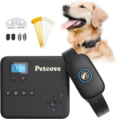 PetCove: cerca inalámbrica para perros, alcance de 500 pies para contención segura.
