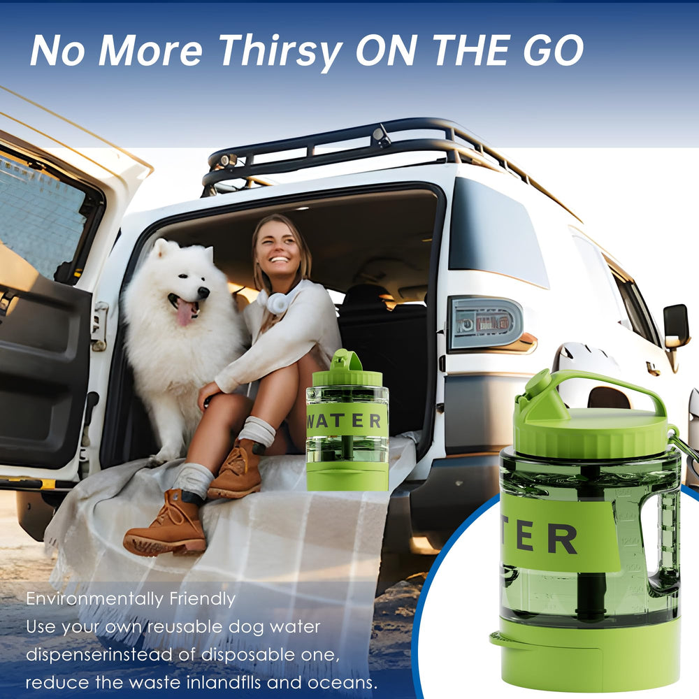 PETDOTT dispensador de agua para perros 77oz, perfecto para camping y viajes.