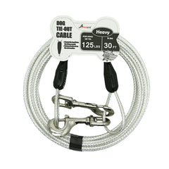 Petest cable de 30 pies reflectivo para perro, mejora la visibilidad nocturna.