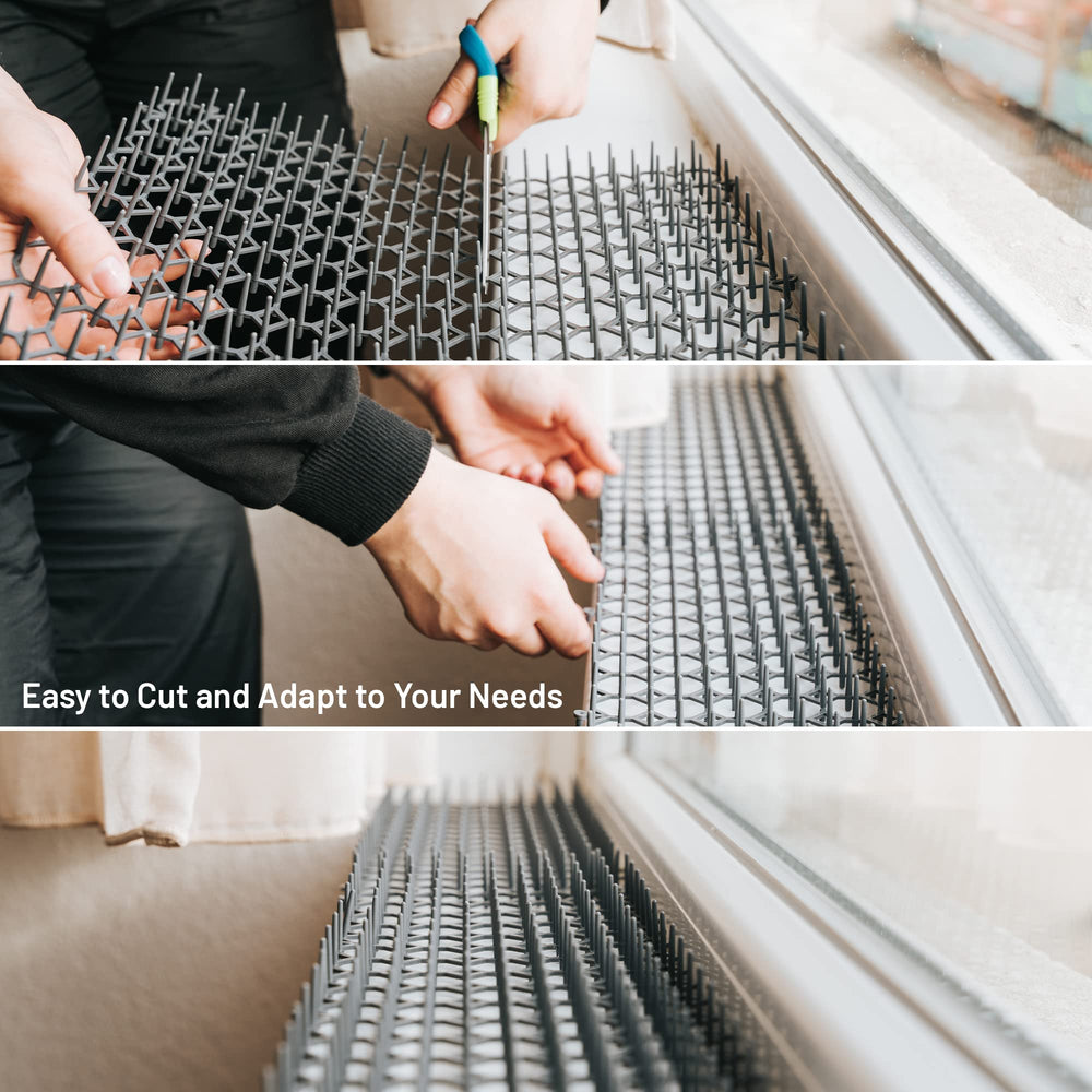 Petfolio montaje fácil y ajustable: se corta y fija con clips para adaptar