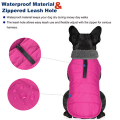 Petglad chaqueta para perros con forro de felpa suave que mantiene el calor.