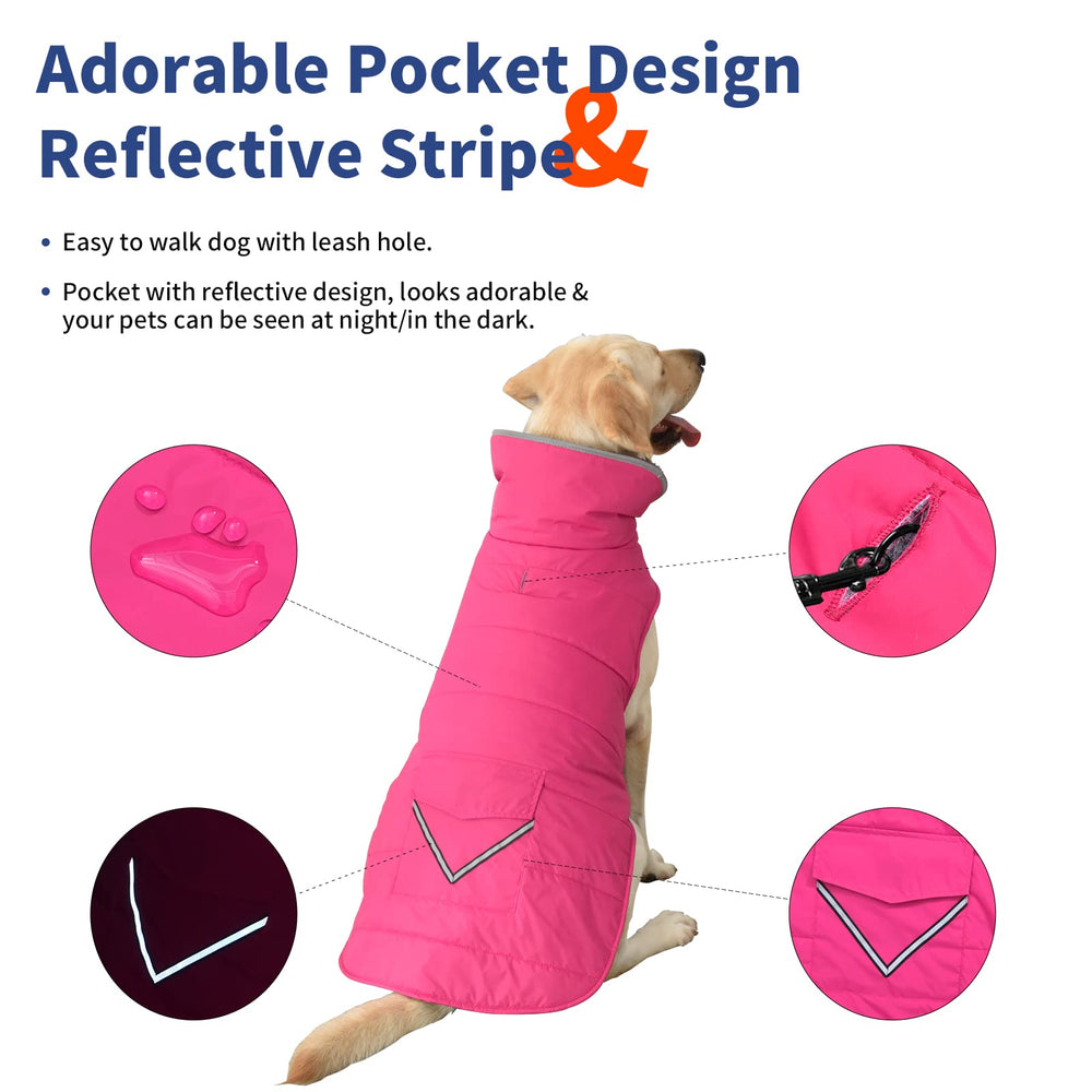 Petglad forro polar para perro, acolchado suave y cálido durante el frío.