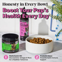 Pet Honesty prebioticos para perros, apoyo digestivo