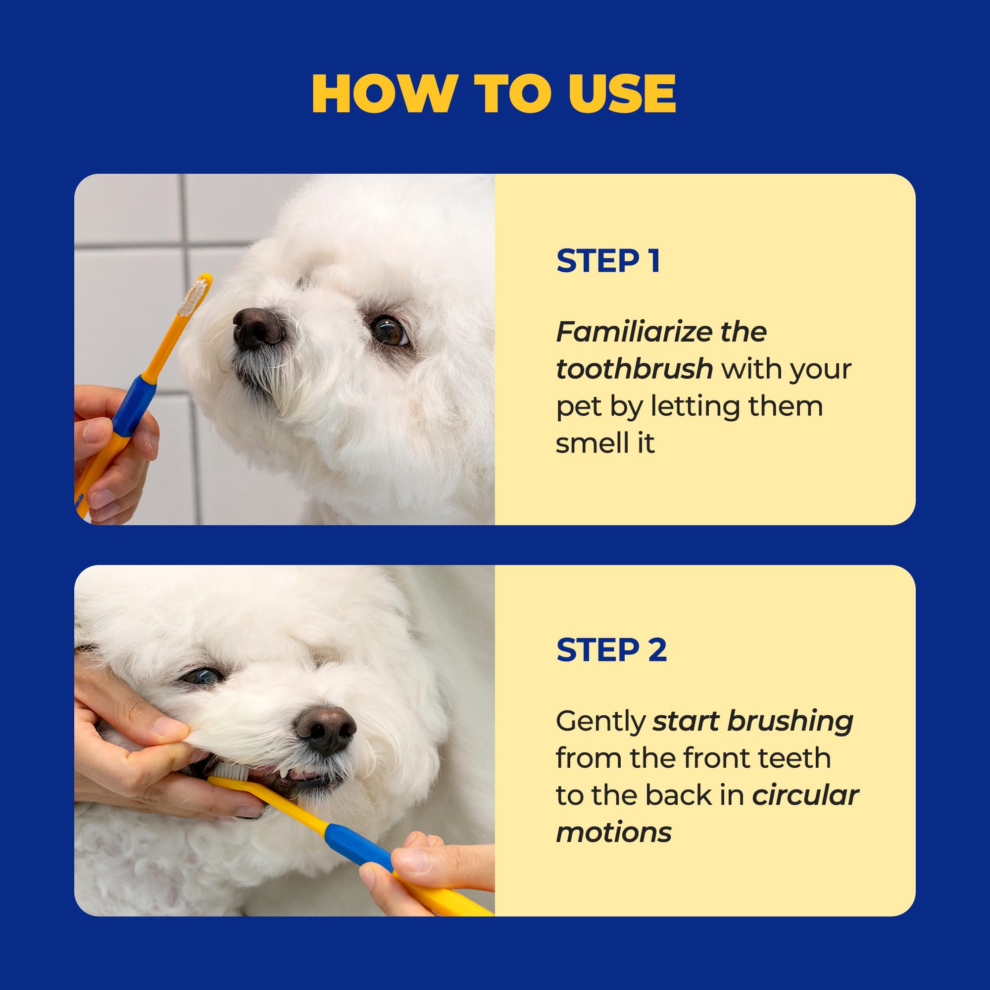 PETHROOM experiencia de cepillado suave y eficiente para perros y gatos