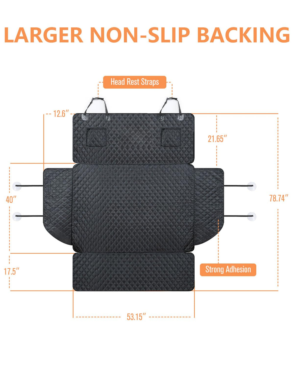 PETICON base antideslizante mantiene estable el asiento para perros
