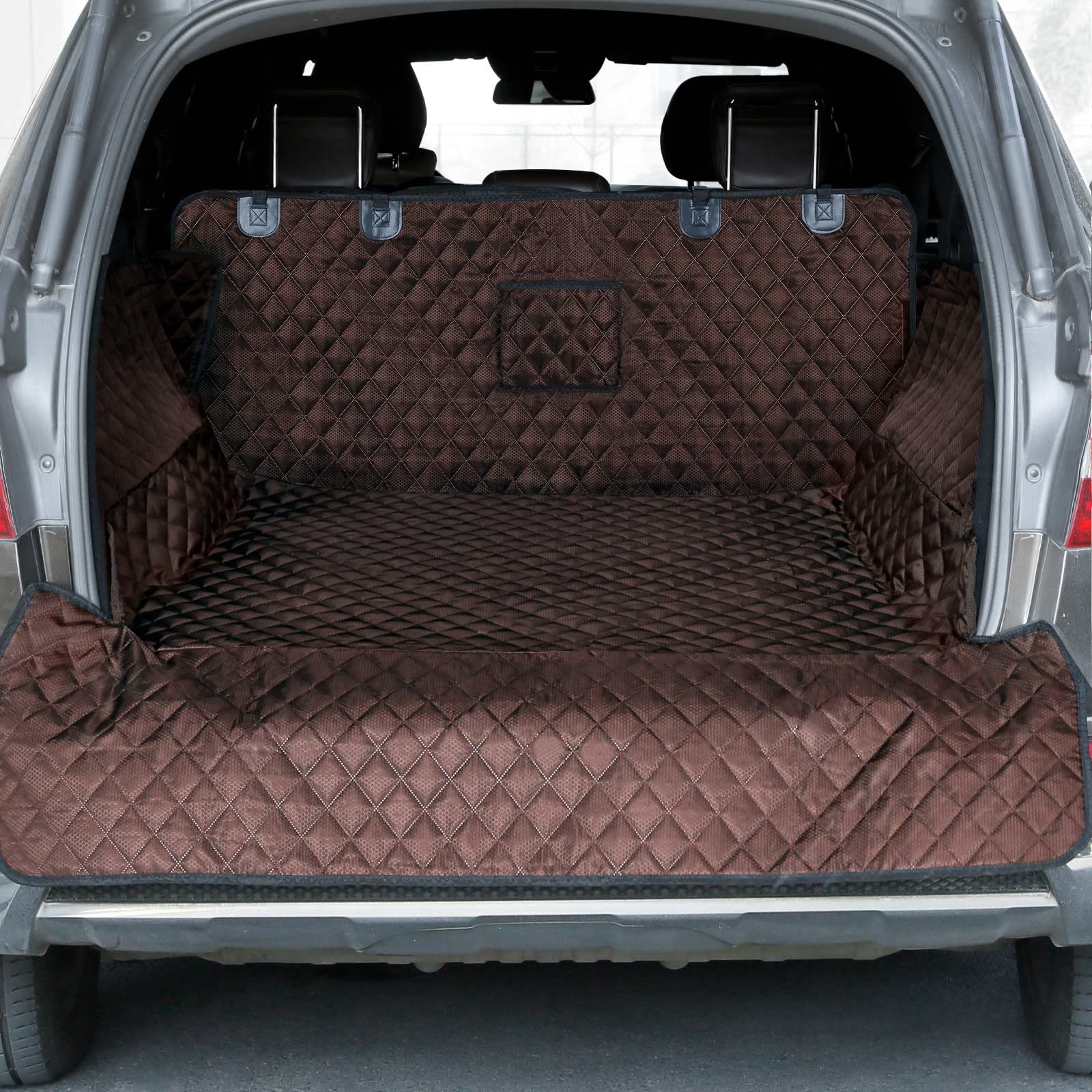 peticon cubre-cargo para perros en suv protege la tapicería.