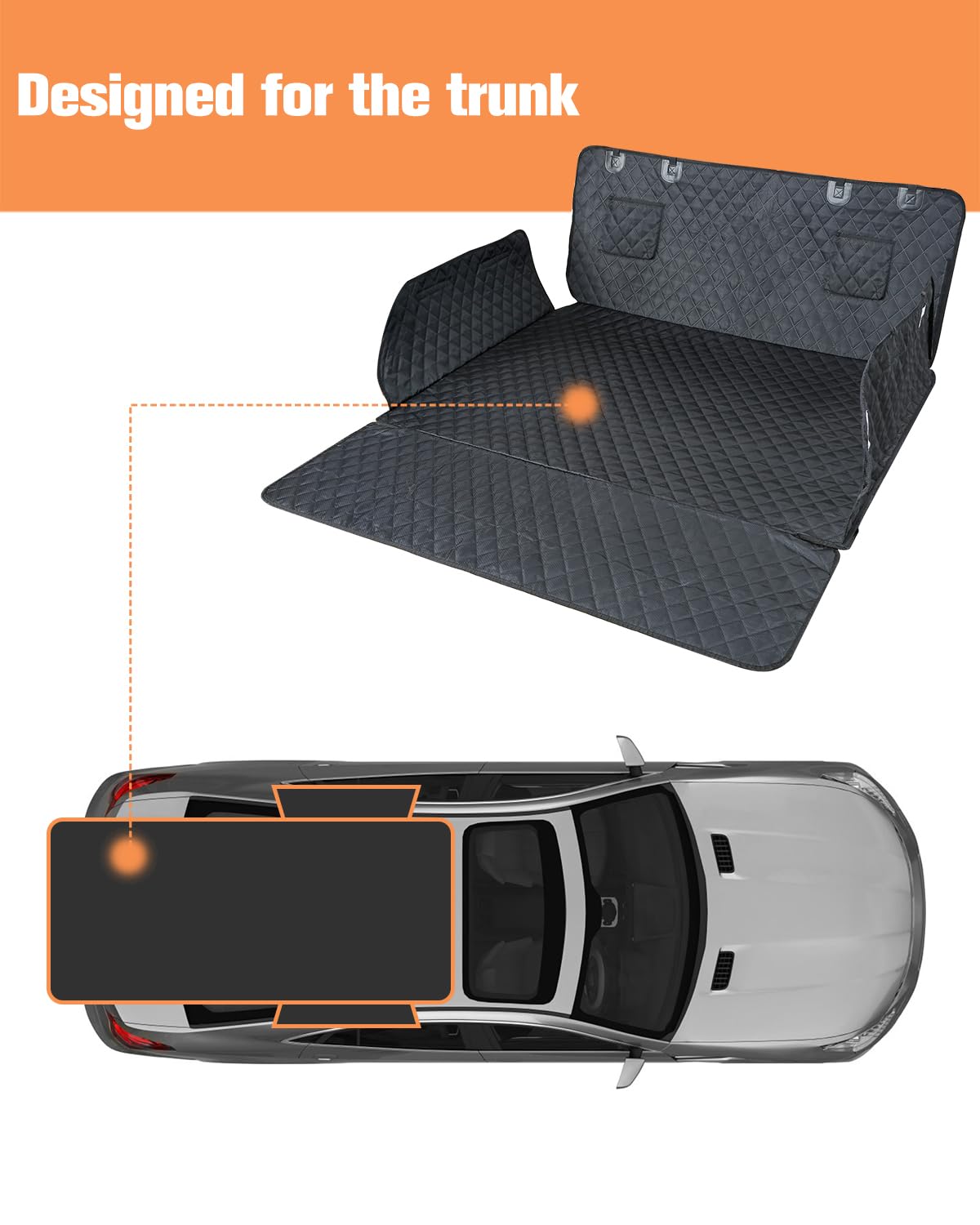 PETICON cubierta impermeable para asiento de perros, fácil de limpiar