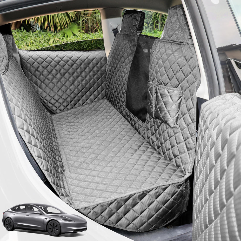 Funda PETICON para asiento trasero de Tesla Model 3/Y, ajuste perfecto e impermeable.