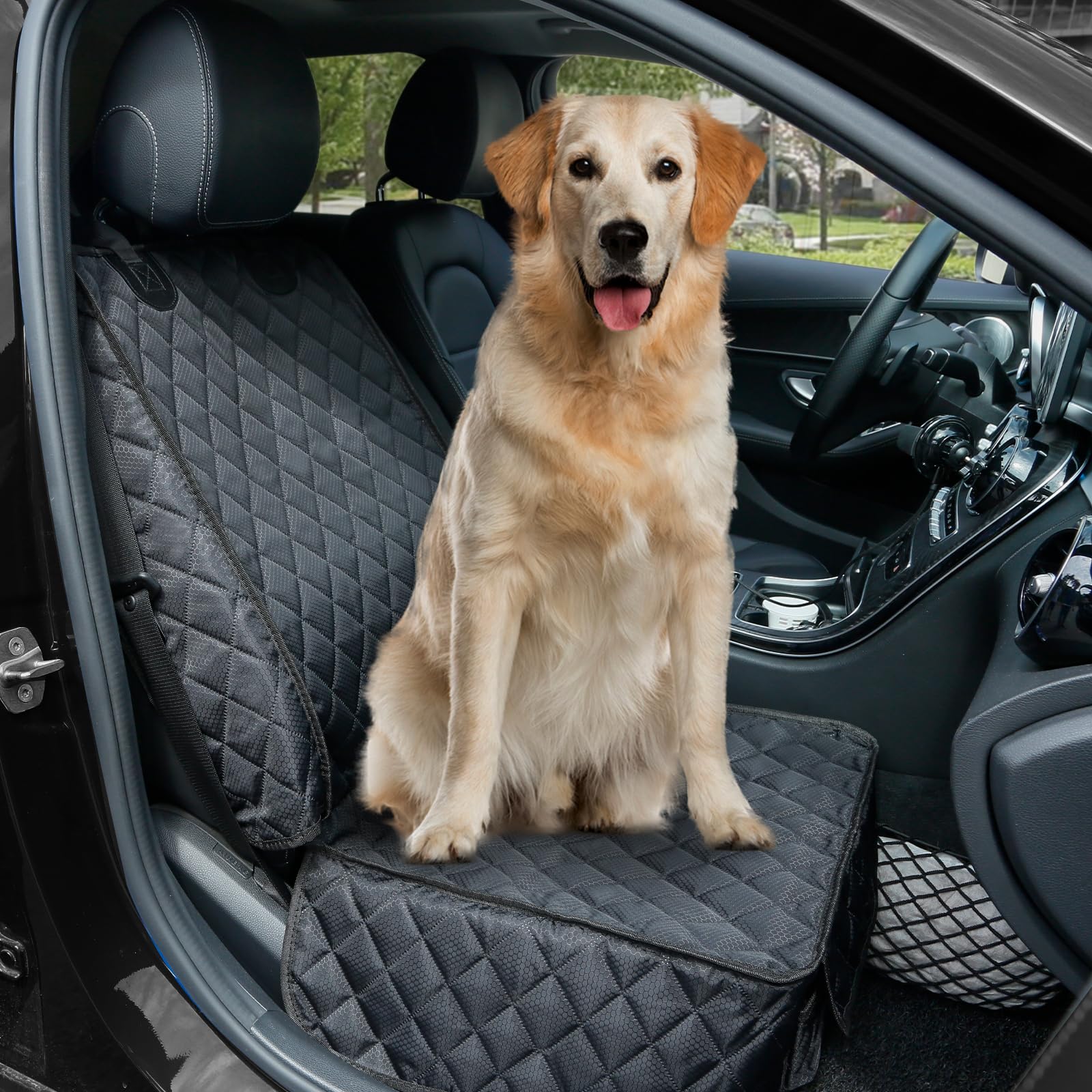 PETICON funda con borde protegido para asiento delantero