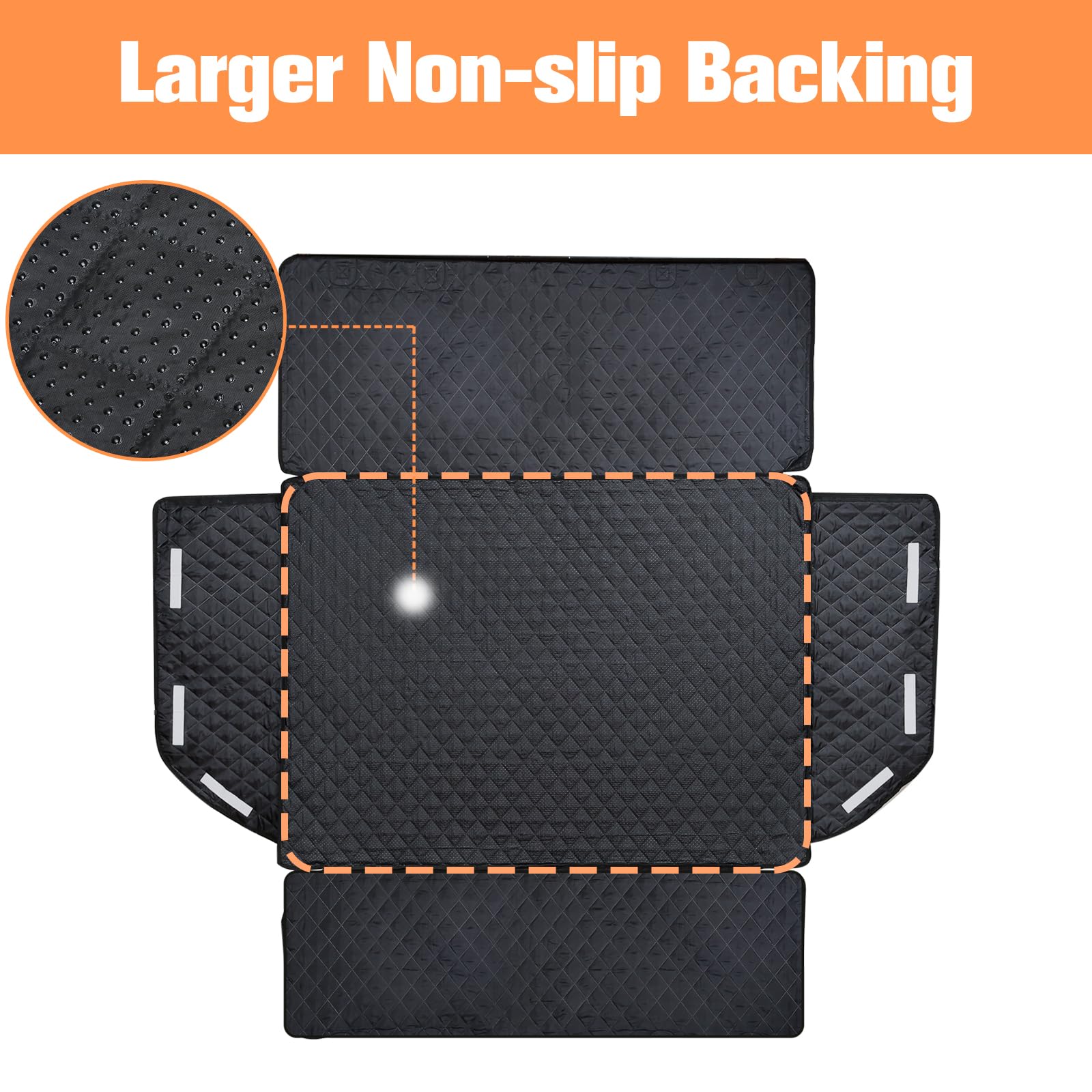 peticon tamaño grande 53-15 x 78-74 cobertura amplia para suv.