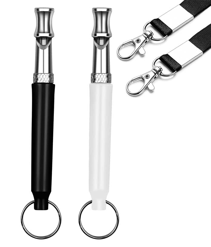 Petiddy silbato para perros, pack dos con llavero, ideal para entrenamiento al aire libre.