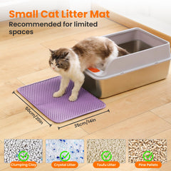Alfombrilla Petinstinct anti-deslizante con fondo impermeable mantiene el área seca.