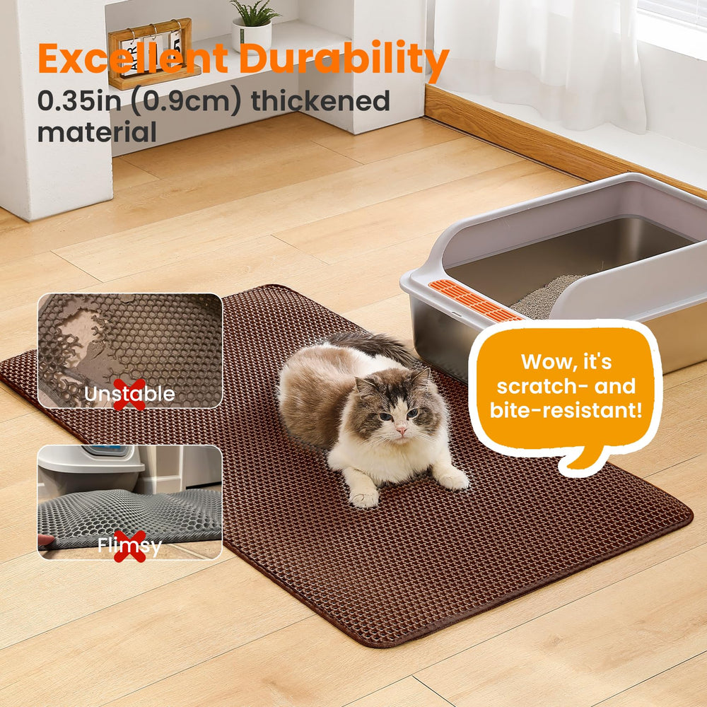 Petinstinct alfombrilla lavable, limpieza rápida con agua y aspiradora