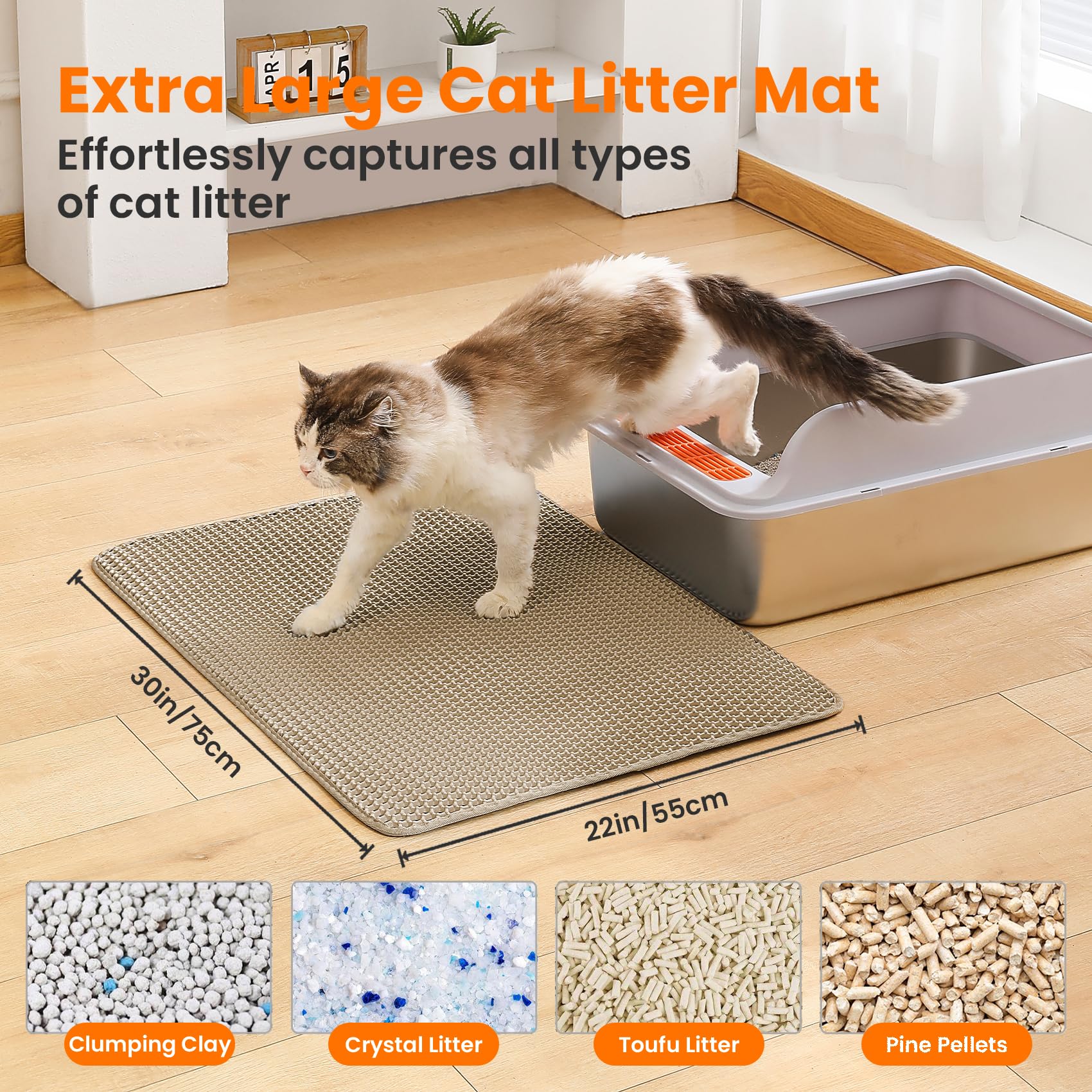 Petinstinct: base antideslizante para mantenerla estable al pisar.