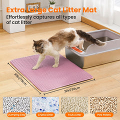 Petinstinct XL rosa, doble capa con panal, facilita recogida de residuos.