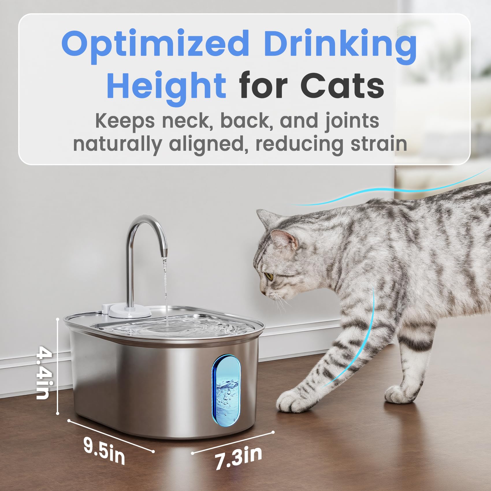 Petinstinct apagado automático protege la bomba cuando el nivel es bajo.