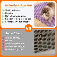 Petinstinct alfombrilla lavable, limpieza fácil y evita olores en casa.
