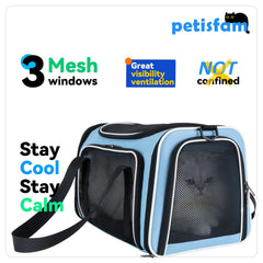 Petisfam transportín para gatos ligero, peso cercano a 1 kg