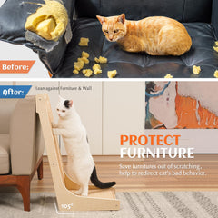 PETKARAY rascador duradero con sisal, resistente al desgaste de gatos.