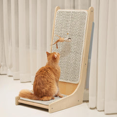 PETKARAY rasca-gato 105° con sisal para rascado cómodo y natural.