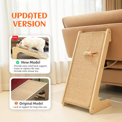 PETKARAY rascador gato en pared con velcro protege muebles