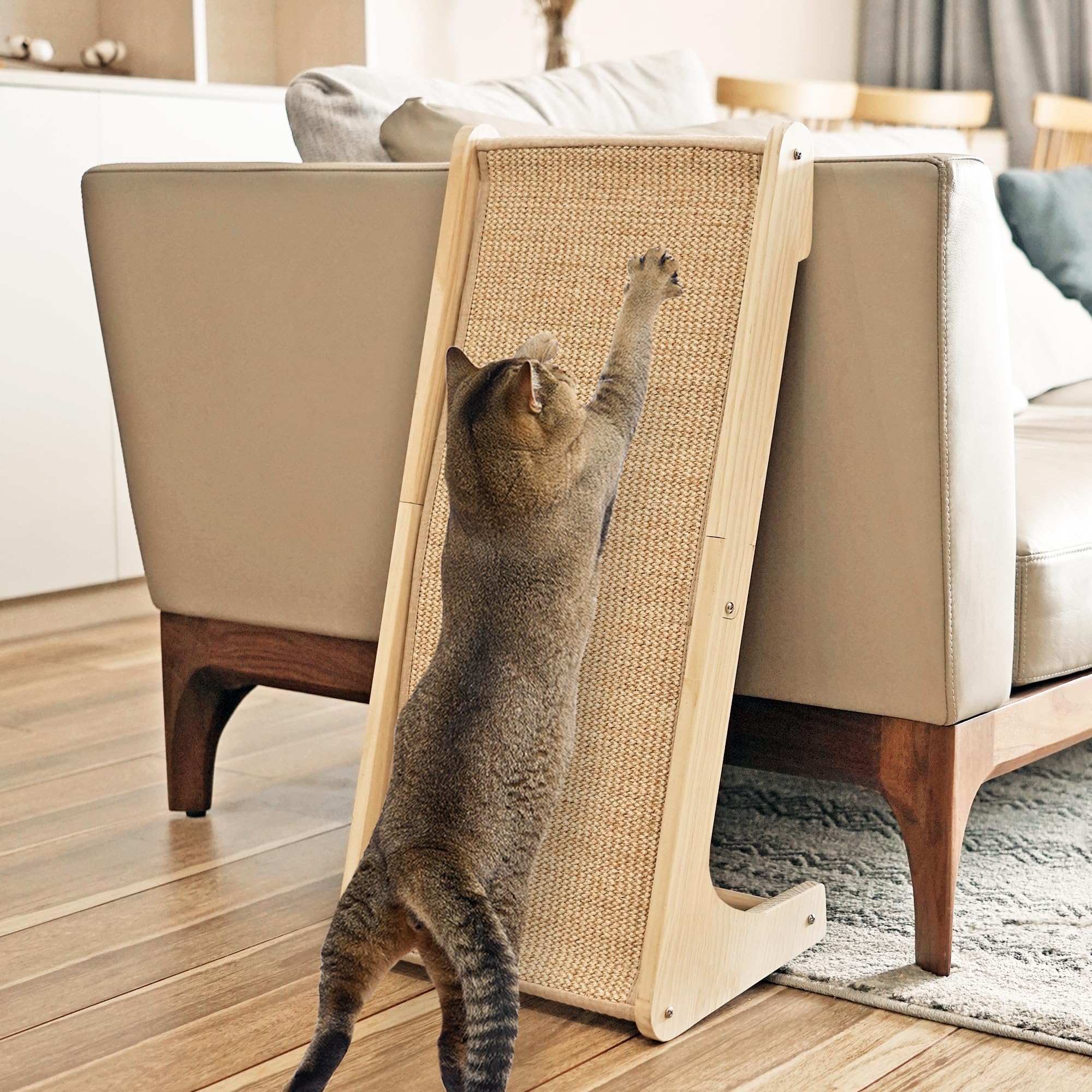 PETKARAY rampa de sisal para gatos, cuida uñas y aporta juego