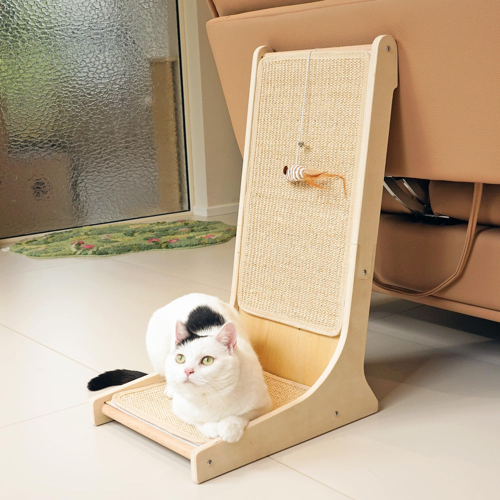 PETKARAY rascador sisal protege muebles y fomenta juego.