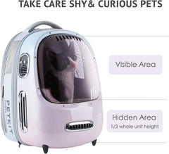 PETKIT ventana tintada para reducir estímulos y confort del felino.