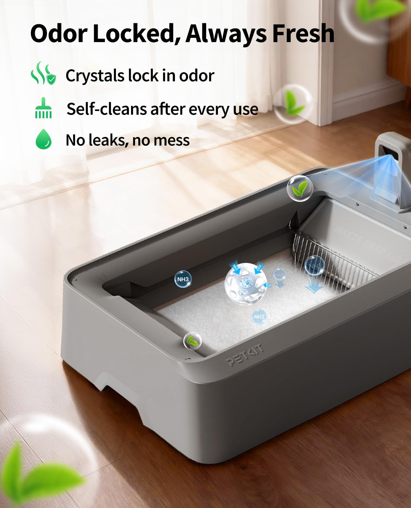 PETKIT Crystal: compatible con Purobot Crystal Duo para automatizar la limpieza