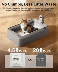 PETKIT Crystal: reducción de polvo para gatos sensibles