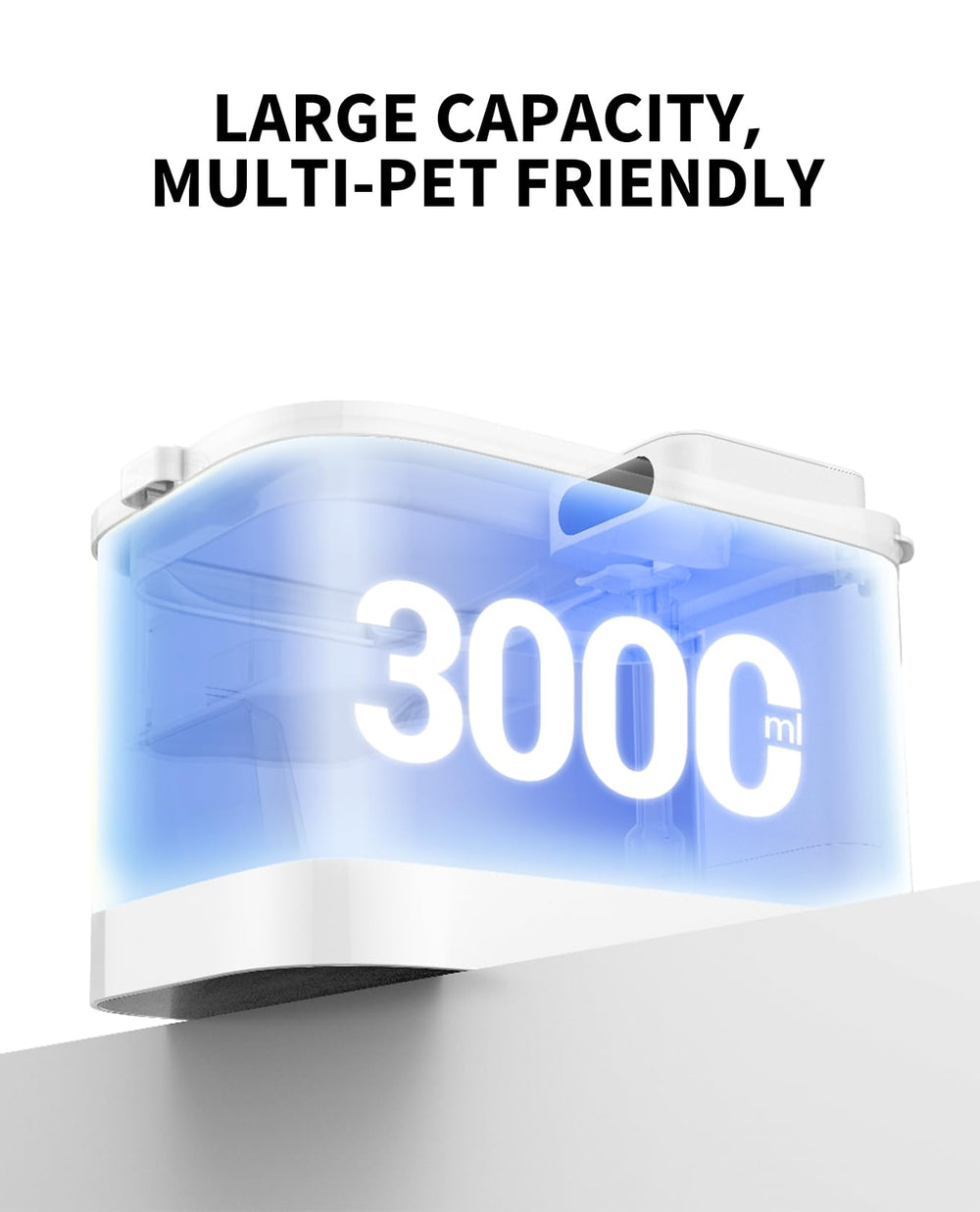 PETKIT EVERSWEET MAX filtración multicapa para agua limpia.