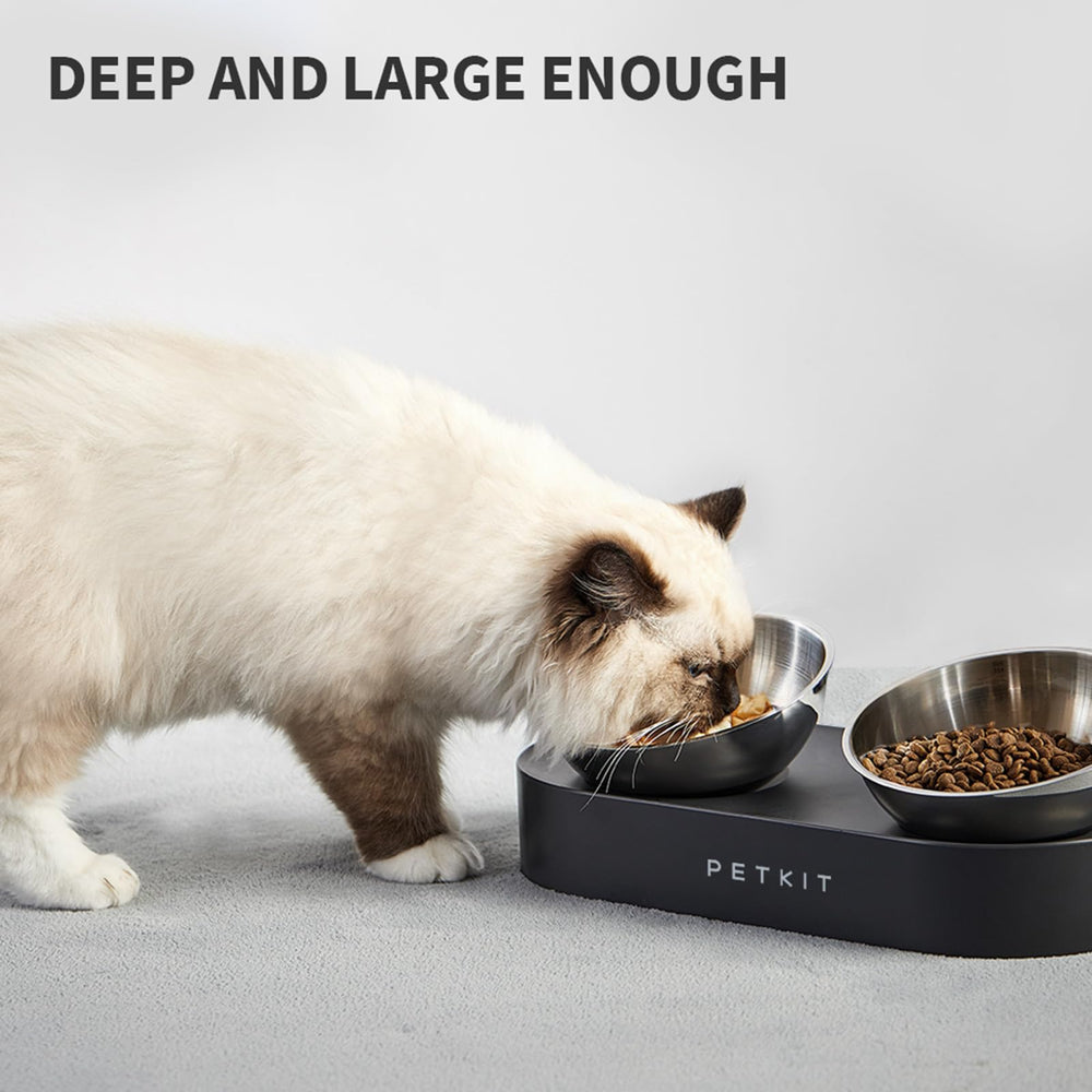 PETKIT conjunto de cuencos, opción práctica para gatos y perros pequeños.