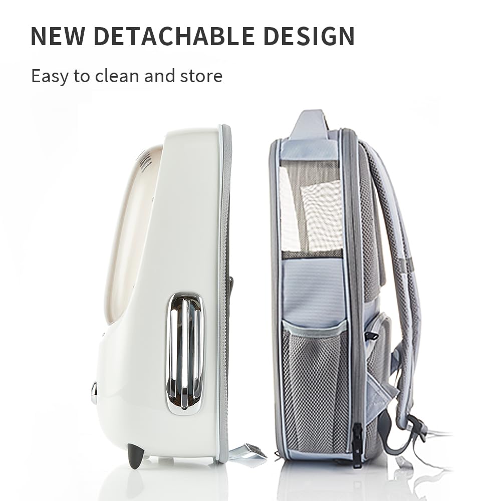 PETKIT mochila espalda ergonómico reduce tensión en hombros durante salidas