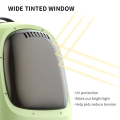 PETKIT Mochila con ventana semitransparente para curiosidad segura del gato.