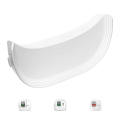PETKIT Puramax: vista frontal, valla elevadora que reduce la dispersión de arena.