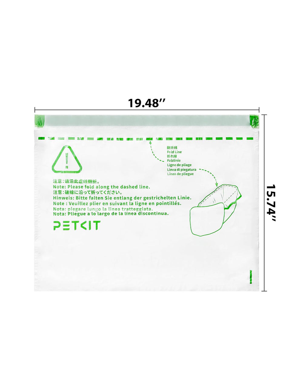 Incluye 5 rollos PETKIT PURAMAX para recambio